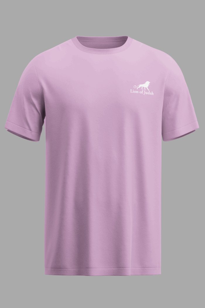 Camiseta Masculina Básica Bordada Rosa