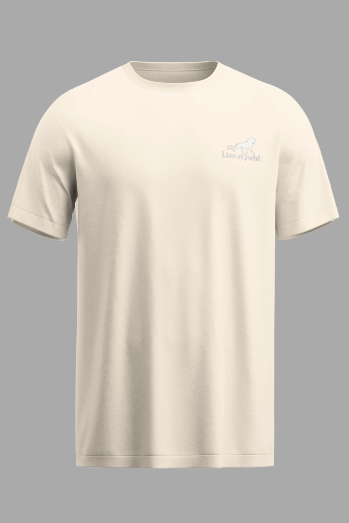 Camiseta Masculina Básica Bordada OFF White